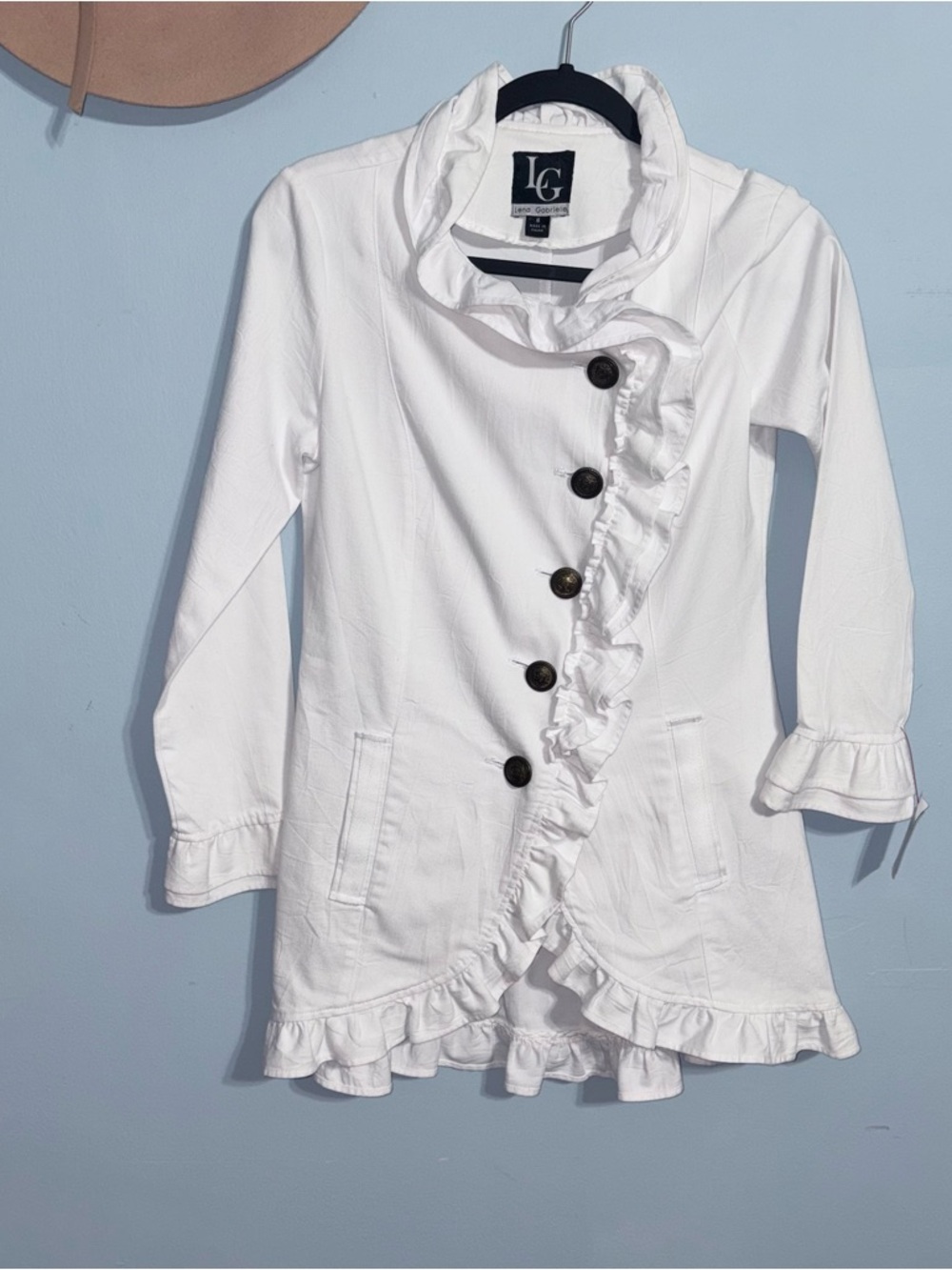 Romantic cosplay regency Victorian costume light grunge Indie street Coat size 6